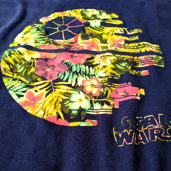 Star Wars Floral Death Star Crewneck Sweatshirt - Picture 2 of 6